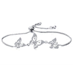 Fashion Butterfly Bracelet & Bangle For Women Simple Adjustable Gold Silver Bracelets Pulseras Mujer Jewelry Party Gifts