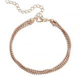 2019 New Fashion Women Stainless Steel Charm Cuff Bracelet Bead Bangle Gold Chain Jewelry For Gifts Wholesale
